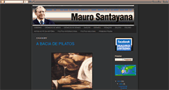 Desktop Screenshot of maurosantayana.com